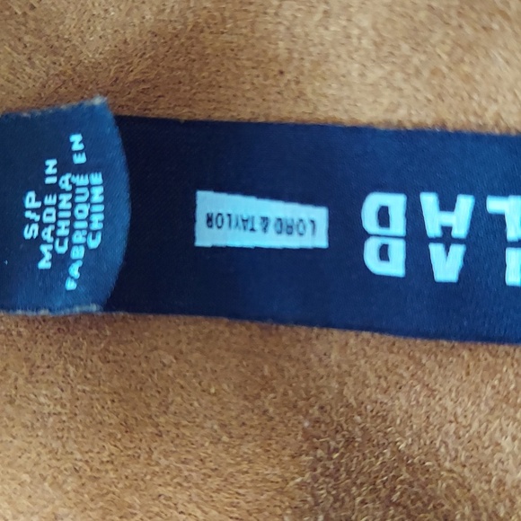 ÐESIGN LAB LORD and TAYLOR  Vintage Western vest  brown with fringe S/P - Picture 5 of 6